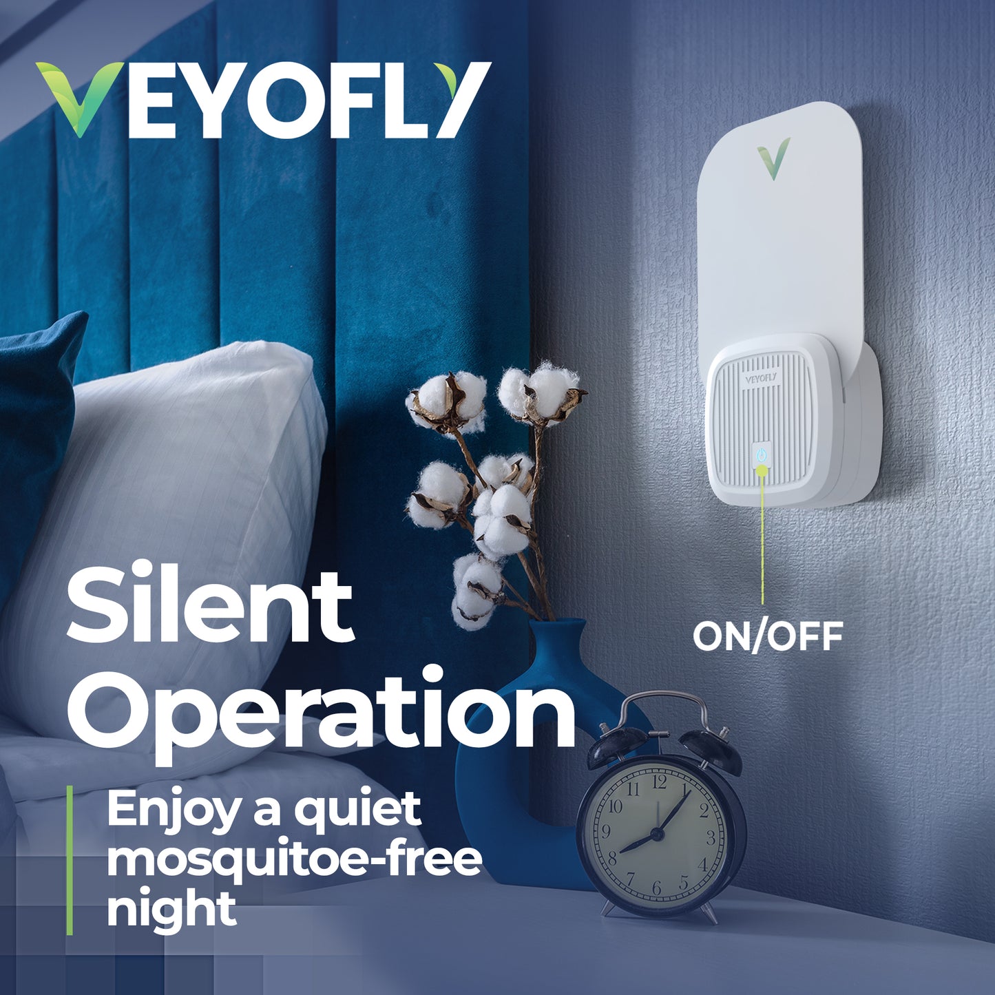 VEYOFLY Fruit Fly Trap Indoor, HouseFly Trap VF01 - Kit 1x Device + 3x Refills